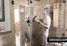 busty reagan foxx why ride your clumsy stepson's big dick so hard?