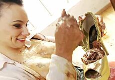 Sapphic Milfs Mai Bailey and Eva May Lick Shaved Pussies and Big Tits