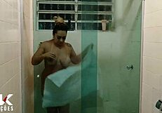 Stepson Hides In Closet Spying Hot Stepmom's Big Ass And Tits