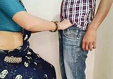 stepmom sucks stepson's hard cock on way to school then doggy pounded