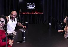 jordanna gomes in sheer red confesses porn to mom