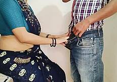 stepmom sucks stepson's hard cock on way to school then doggy pounded