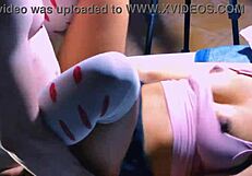 Shy petite student seduces professor for tight pussy fuck in school bathroom?