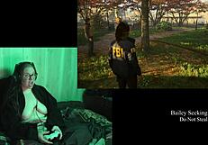 Naked fat BBW with big natural tits plays Alan Wake 2 part 2 fetish game