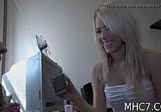 Angry ex-girlfriend blows and fucks old cuckold hard in revenge amateur style!