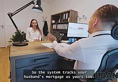 stanley johnson seduces young customer fucks her tight pussy right there in office