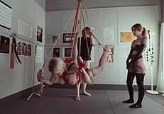 Submissive Fuck Doll Rebel Rhyder Sucks Cock Eats Ass In Bizarre BDSM Threesome Game!