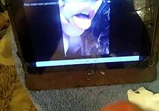 tributo to angeles del mar jerking her shecock solo