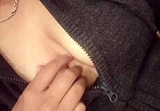 guy cheats on wife banging busty ebony neighbor dipali's huge tits outdoors