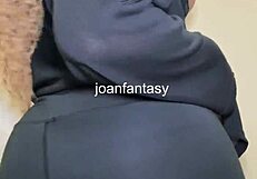 Joanfantasy Fingers Big Ass in Bathroom During Lunch Break Masturbation