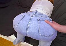 mom why didn't you take off jeans before i fuck your ass?