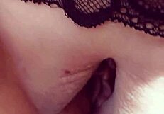 Mature Wife's Huge Cameltoe Pussy Lips Flash Outdoor Closeup