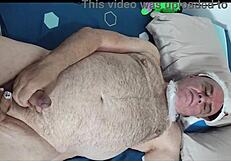 hot xmas dance teases shaved pussy and big cock close up with agarabas