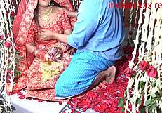 Indian Step Mom's Desi Suhagrat Creampie in Missionary Hindi XXX!