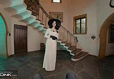 Busty Brunette Lady Dimitrescu Bangs Big Cock In Resident Evil Cosplay Parody Pt 3