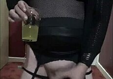 bisexual crossdresser mark wright craves ass piss and cum in first anal homemade session