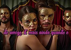 virei putinha pros amigos do meu marido, contos reais com imagens e voz sintéticas