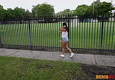 Colombian Babe Craves Wild Bumpy American Cock Ride