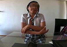 curvy latina teen babysitter offers pussy ride for homework help pov