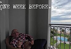 eww this old man's stinky asshole shoved on cute girl's face while she rims it nasty