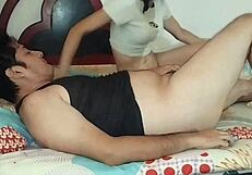 Venezolana Cachonda Rides Big Cock Raw Cowgirl Homemade Latina Slut Fuck