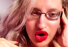 perfect red lip gloss lips demand your cash in lipstick findom slavery