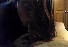 daddy watch this slut milf wife deepthroat suck your cock dry