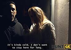 she teases with perfect body turning pickup into timed hardcore sex