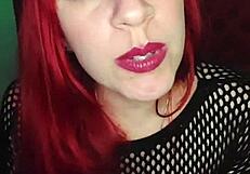 Juicy Argentinian Redhead Babe Teases Fan with JOI Dirty Talk and Wet Pussy Toy Play