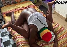 Homemade girlfriend rides cock missionary style moaning through juicy swollen pussy sex