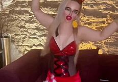 blonde singer findom goaldigger controls domination christmas belly dance fetish!