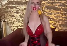 blonde singer findom goaldigger controls domination christmas belly dance fetish!