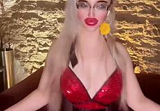 blonde singer findom goaldigger controls domination christmas belly dance fetish!