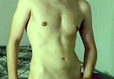 Secret Webcam Solo Masturbation Bursts into Face Cumshot