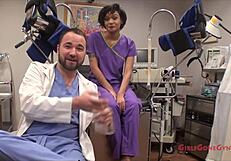 Nurse Jackie Banes humiliates patient in latex gloves