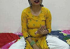 Indian step sis seduces step bro for first creampie ride in Hindi