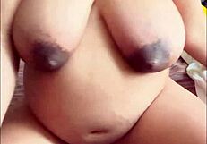 Pregnant Arab Milf Fingers Hairy Pussy And Big Boobs Solo