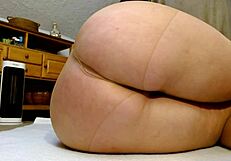 Curvy hairy mature Dawnskye1962 pantyhose feet ass ignore fetish solo POV