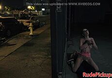 i picked up this petite spex teen outdoors she sucks my cock rough then rides cowgirl bound