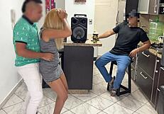 I Lent My Girlfriend to Dance But He Rubbed Cock on Her Reggaeton!