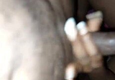 nigerian girlfriend rides cock cowgirl style