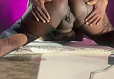 Gonna eat this ebony milf ass like a total pro?