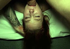 This redhead bitch bends over with juicy big pussy lips for rough doggystyle pounding
