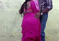 Bhabhi In Pink Saree Fucked Hard Pussy Ravaged