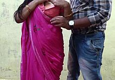 Bhabhi In Pink Saree Fucked Hard Pussy Ravaged