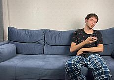 Step Sister's Arousal Drives Her to Suck and Handjob My Dick