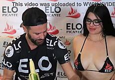 Hey Antonella Jones you ready to show off those huge natural tits in casting?