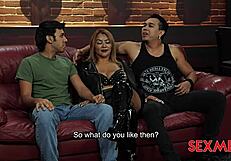 i'm the rock milf fucked hard in threesome by singer n stepson sandra paola sexmex