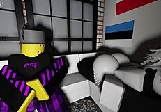 Fucking cat girl's big ass with monster cock and big tits