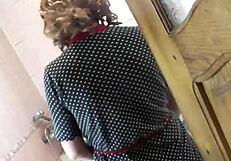 sexy blonde milf frina shaves armpits in shower big natural tits wet pussy handjob solo bathroom tease